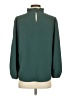 J.Crew 100% Polyester Green Long Sleeve Blouse Size S - photo 2
