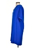J.Crew 100% Polyester Solid Blue Casual Dress Size 4 - photo 5