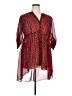C established 1946 100% Polyester Red 3/4 Sleeve Blouse Size 14 - 16 - photo 1
