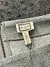 Mo:Vint Color Block Gray Casual Skirt Size L - photo 4