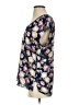 Serein 100% Polyester Floral Blue Short Sleeve Blouse Size S - photo 5