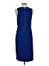 Ann Taylor Solid Blue Casual Dress Size 4 - photo 2