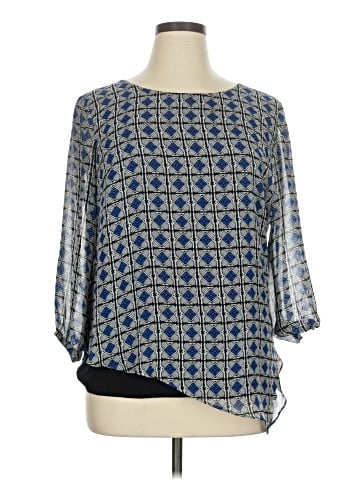 AB Studio 3/4 Sleeve Blouse (view 1)
