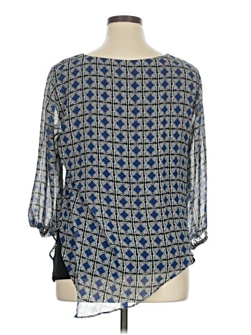 AB Studio 3/4 Sleeve Blouse (view 2)