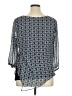 AB Studio 100% Polyester Blue 3/4 Sleeve Blouse Size XL - photo 2