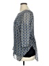 AB Studio 100% Polyester Blue 3/4 Sleeve Blouse Size XL - photo 5