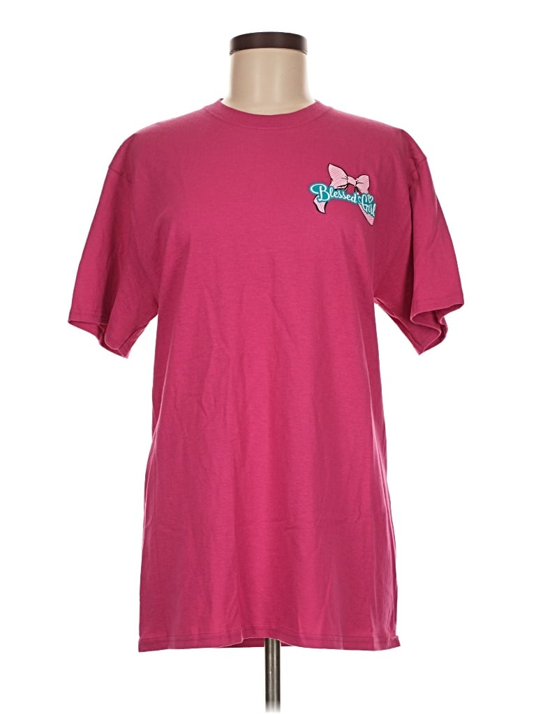 Assorted Brands Short Sleeve T-shirt In Pink