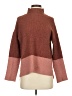 Olive and Oak Color Block Brown Turtleneck Sweater Size XS - photo 1