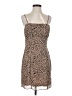 Lulus 100% Polyester Animal Print Tan Cocktail Dress Size S - photo 1