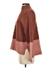 Olive and Oak Color Block Brown Turtleneck Sweater Size XS - photo 5