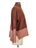 Olive and Oak Color Block Brown Turtleneck Sweater Size XS - photo 4