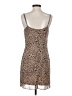 Lulus 100% Polyester Animal Print Tan Cocktail Dress Size S - photo 2