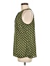 CAbi 100% Polyester Green Sleeveless Blouse Size M - photo 5
