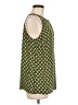 CAbi 100% Polyester Green Sleeveless Blouse Size M - photo 4