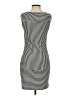 Aqua Stripes Black Casual Dress Size S - photo 2