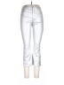 Ann Taylor LOFT Metallic Silver Jeans Size 10 - photo 1