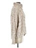 Moon & Madison Tweed Ivory Turtleneck Sweater Size M - photo 4