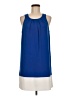 Oleg Cassini 100% Polyester Color Block Blue Casual Dress Size 6 - photo 1