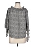 MICHAEL Michael Kors Gray 3/4 Sleeve Blouse Size L - photo 1
