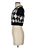 Shein Argyle Black Cardigan Size 4 - photo 5