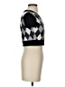 Shein Argyle Black Cardigan Size 4 - photo 4