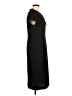 Connected Apparel 100% Polyester Solid Black Casual Dress Size 8 - photo 4