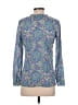 Talbots Paisley Blue Long Sleeve Blouse Size XS - photo 2