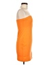 Shein Solid Orange Cocktail Dress Size 6 - photo 4
