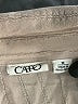 Cato Tan Long Sleeve Blouse Size M - photo 7