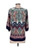 Renee C. Blue 3/4 Sleeve Blouse Size XS - photo 2