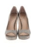 Vince Camuto Tweed Gray Gold Heels Size 10 - photo 2