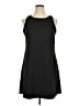 Eddie Bauer Solid Black Casual Dress Size XL - photo 1