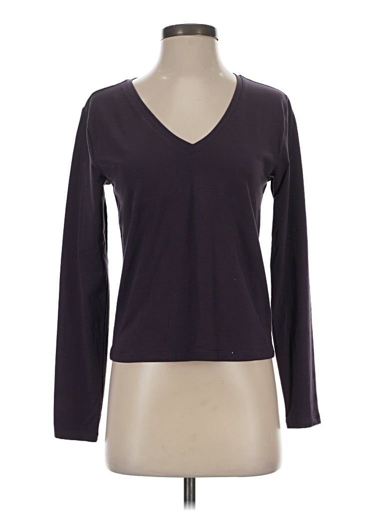 Pre-owned Athleta Long Sleeve T-shirt In Purple