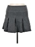 Lux Solid Gray Casual Skirt Size 9 - photo 1