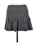 Lux Solid Gray Casual Skirt Size 9 - photo 2