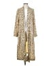 Cupcakes & Cashmere 100% Polyester Gold Cardigan Size S - photo 1