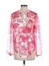 By Egreis 100% Polyester Pink 3/4 Sleeve Blouse Size S - photo 1