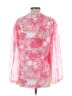 By Egreis 100% Polyester Pink 3/4 Sleeve Blouse Size S - photo 2