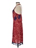 THML 100% Rayon Paisley Red Casual Dress Size XS - photo 5