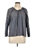J.Crew 100% Cotton Gray Long Sleeve Blouse Size 10 - photo 1