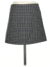 575 Denim Houndstooth Gray Casual Skirt Size 3 - photo 1