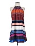 Everly 100% Polyester Stripes Purple Casual Dress Size S - photo 1