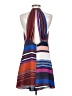 Everly 100% Polyester Stripes Purple Casual Dress Size S - photo 2