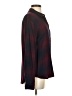 Rails 100% Rayon Plaid Burgundy Long Sleeve Blouse Size S - photo 4