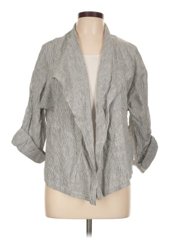 Max Studio 3/4 Sleeve Button-Down Shirt (view 1)