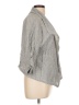 Max Studio Gray 3/4 Sleeve Button-Down Shirt Size L - photo 4