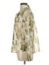 Pinch Graphic Ivory Long Sleeve Blouse Size L - photo 5