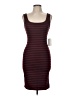 iris Stripes Burgundy Casual Dress Size M - photo 1