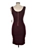 iris Stripes Burgundy Casual Dress Size M - photo 2