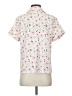 Unbranded Floral Ivory Short Sleeve Blouse Size S - photo 2